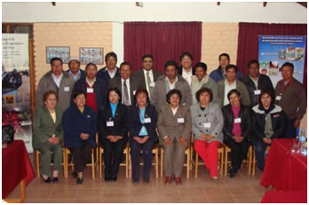 Participantes de Puno y Juliaca en Chucuito